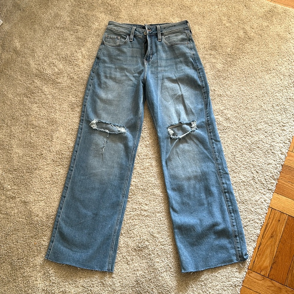 Hollister high rise baggy jeans